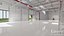 Modern unfurnished warehouse with office for Blender Eevee and Cycles