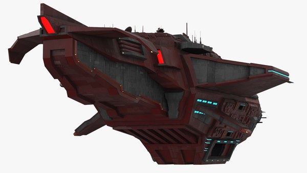 modelo 3d Nave espacial futurista de ciencia ficción - TurboSquid 2247470