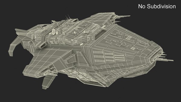 modelo 3d Nave espacial futurista de ciencia ficción - TurboSquid 2247470