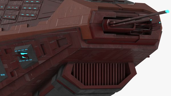 modelo 3d Nave espacial futurista de ciencia ficción - TurboSquid 2247470