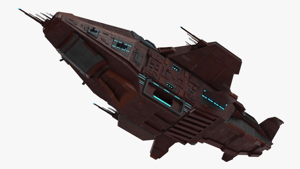 modelo 3d Nave espacial futurista de ciencia ficción - TurboSquid 2247470