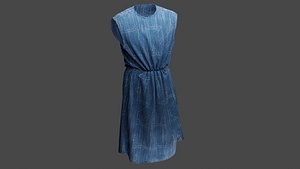 dress denim 3D model