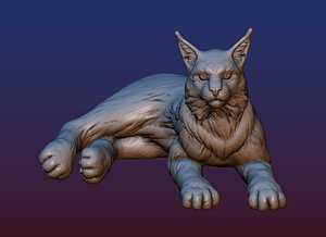 lynx print ready 3D model
