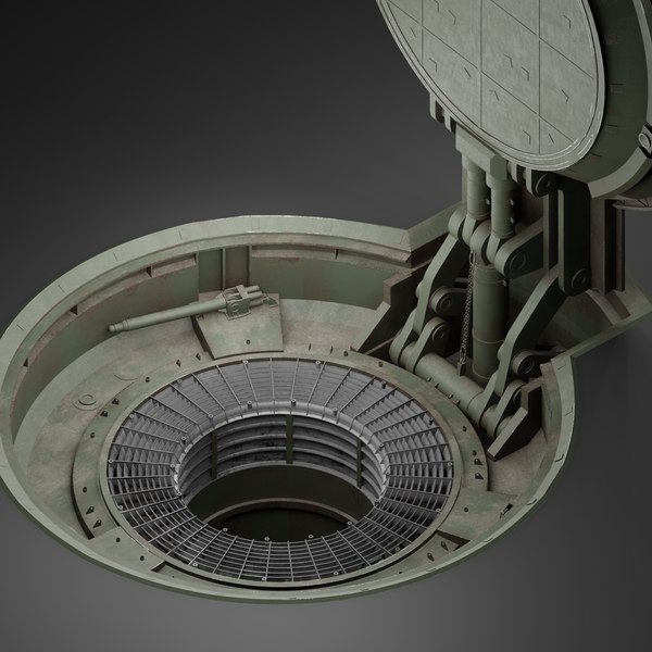 modelo 3d Missile Silo High Detailed PBR - TurboSquid 1892913