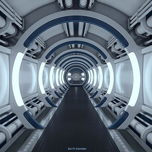 Sci Fi Spaceship Corridor
