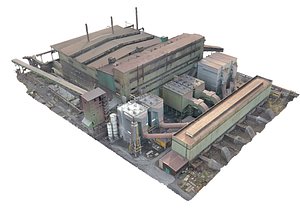 3D model Gigantic Power Plant Mega Factory