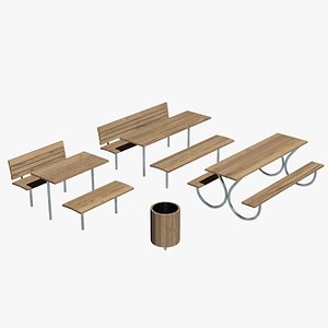 3D Bench wood collection