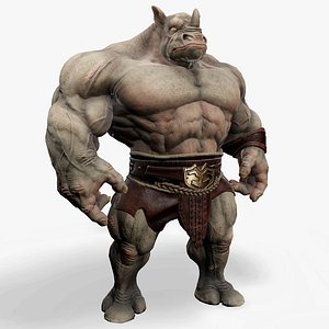 3D model Heavy Warrior Rhino