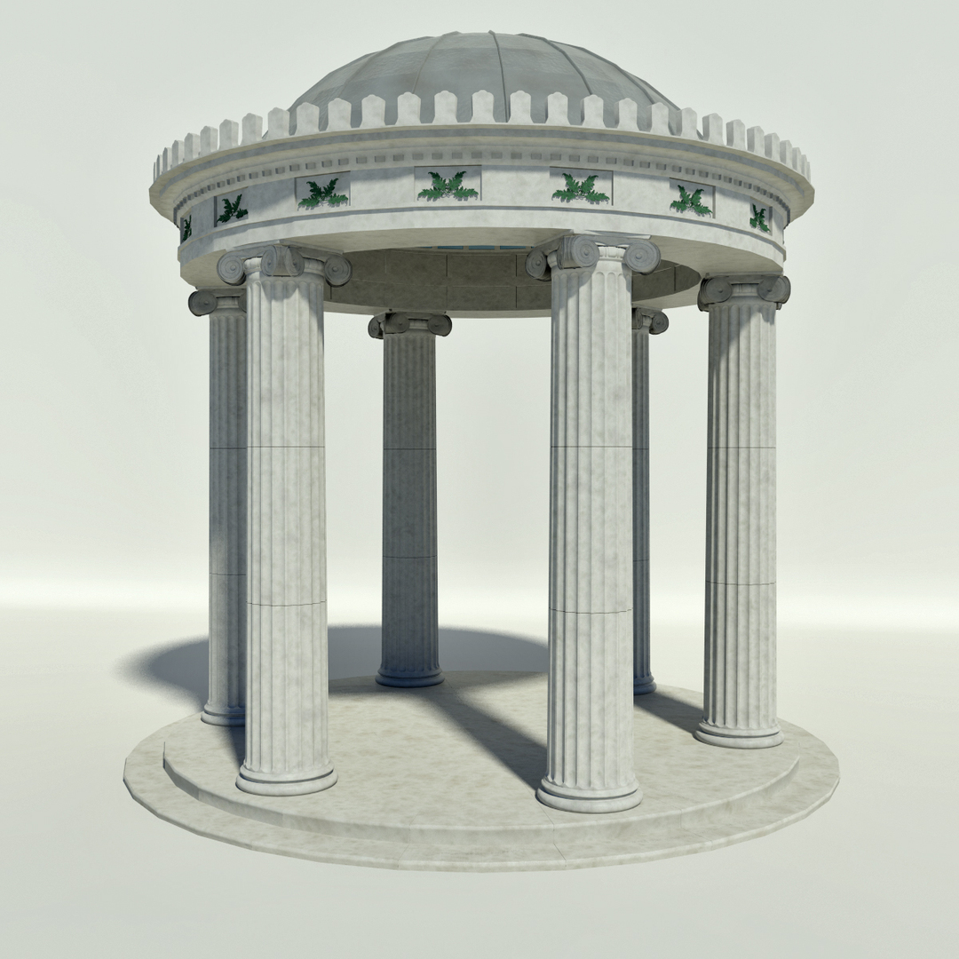 고아한 사원 3D 모델 - TurboSquid 776182