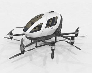 3D drone taxi model