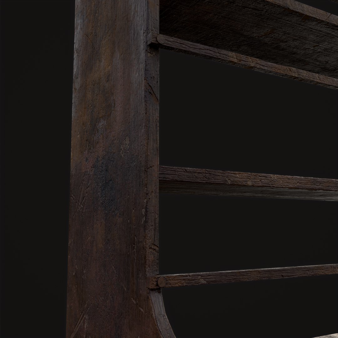 Ornate Old Medieval Wall Mounted Dishes Rack 3D Model - TurboSquid 1937651