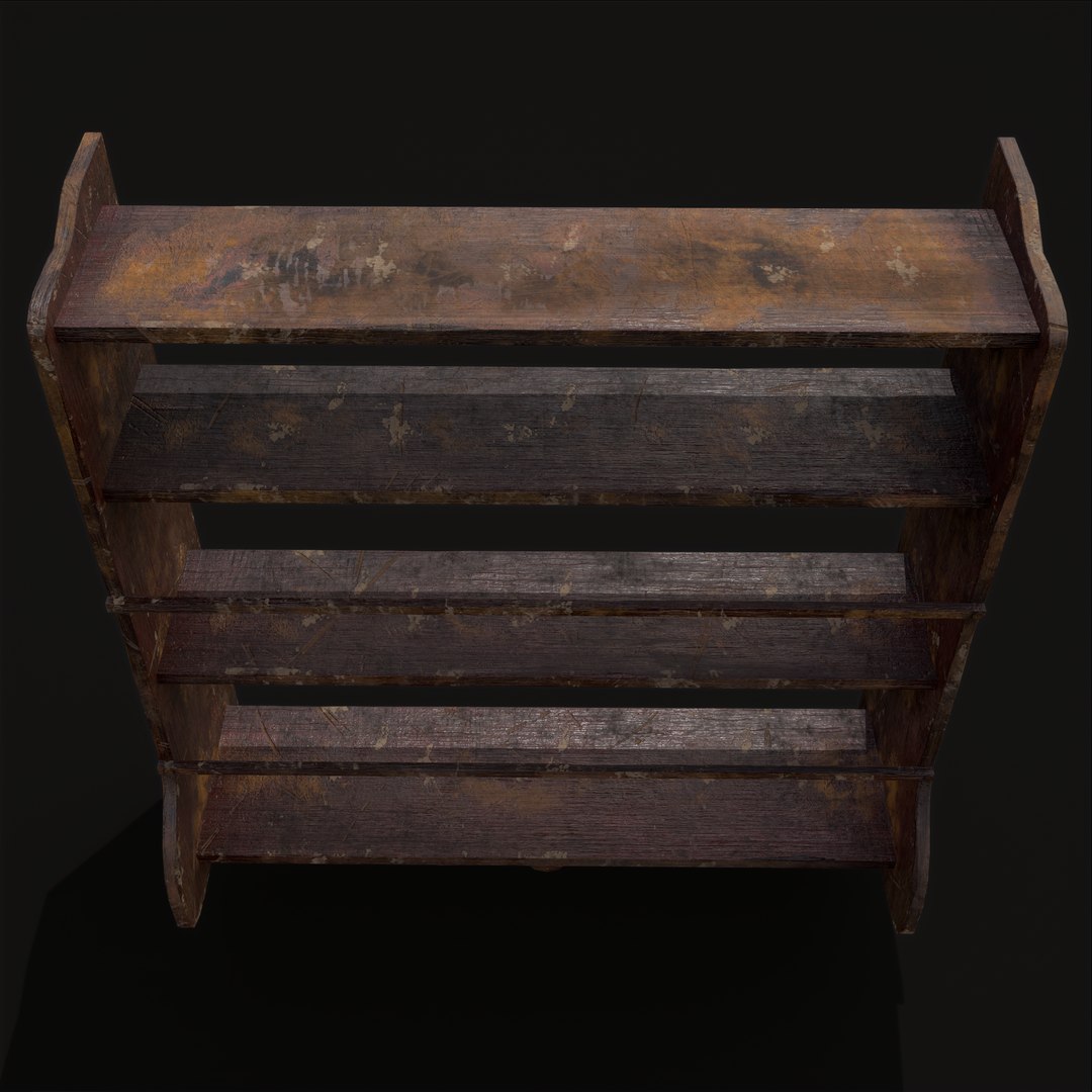 Ornate Old Medieval Wall Mounted Dishes Rack 3D Model - TurboSquid 1937651