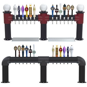 Industrial Draft Beer Towers