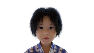A Child character in a Kimono LITTLE KANO