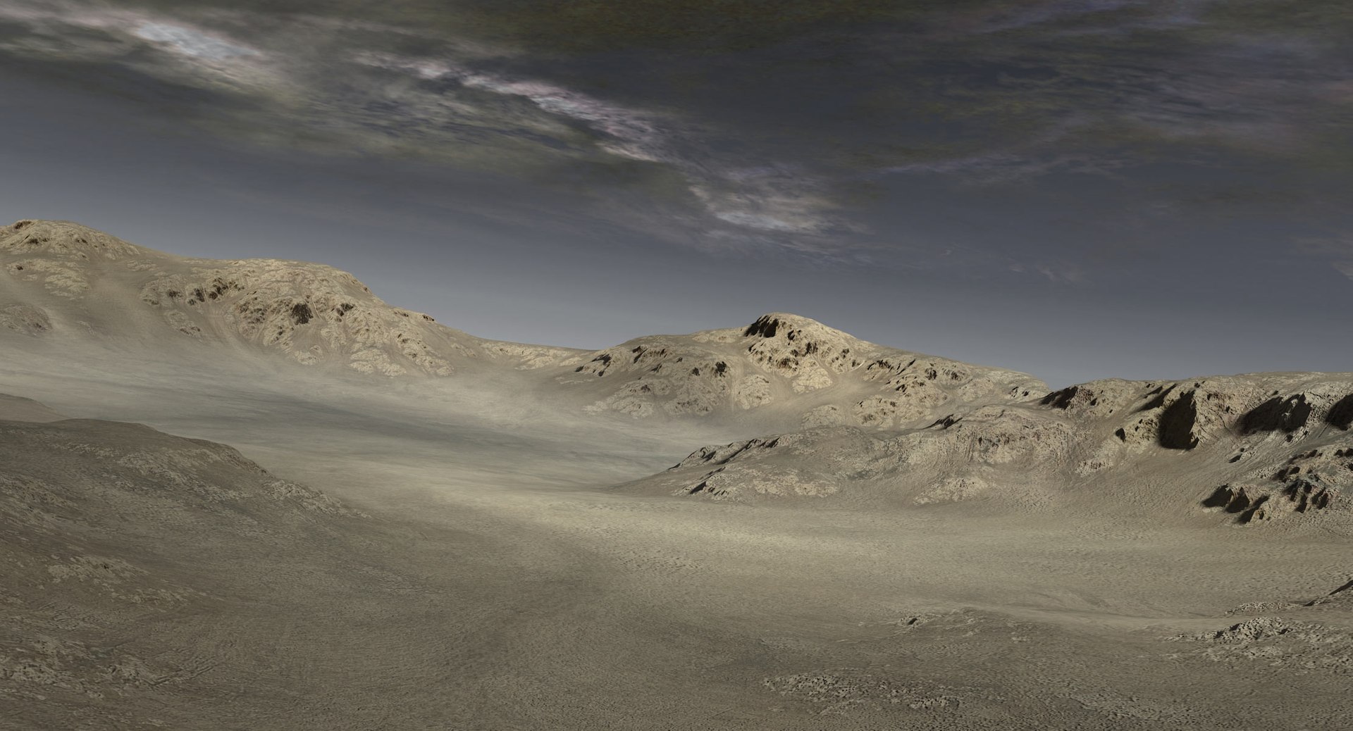 Mountain Range Hills Landscape 3d Max