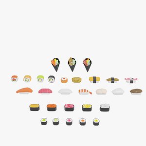 Sushi Pack 3D model