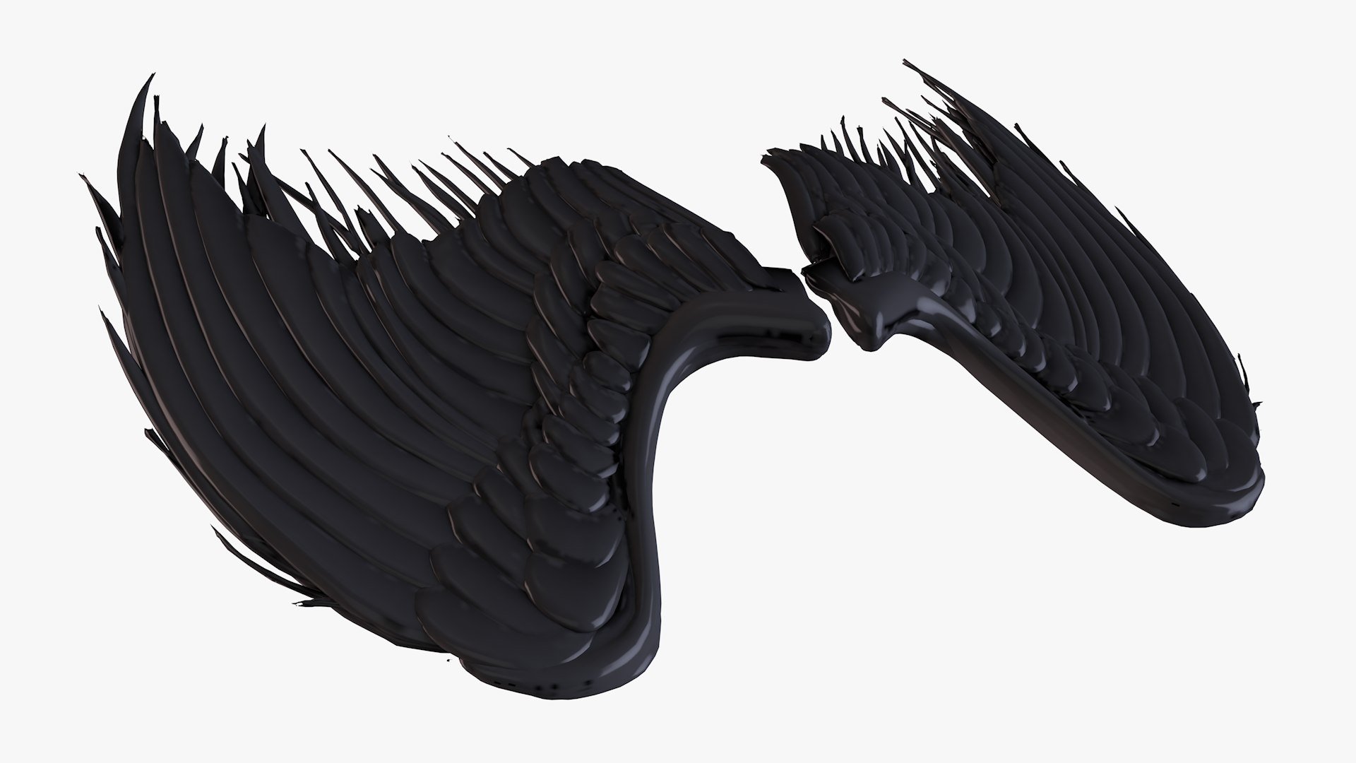Black Wings 3D model - TurboSquid 1953053