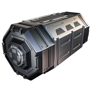 3D sci-fi container