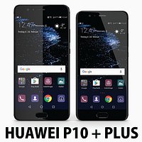 Huawei P10 + P10 Plus Black