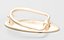 Warm Brass D Ring Door Knocker with Oval Backplate