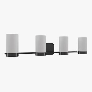 Elevate 4-Light Bath Vanity Wall Light 3D model