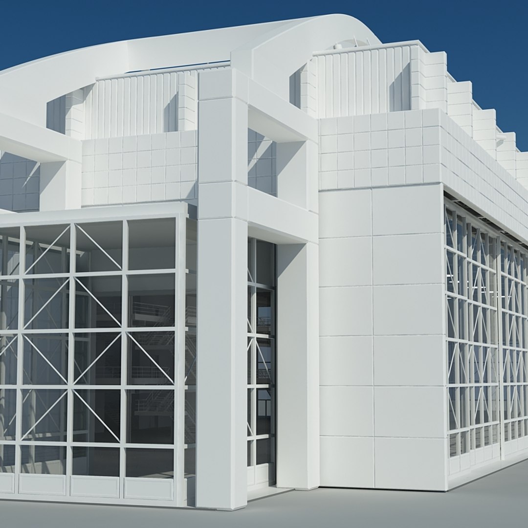 Large Architectural Interior 3d Max
