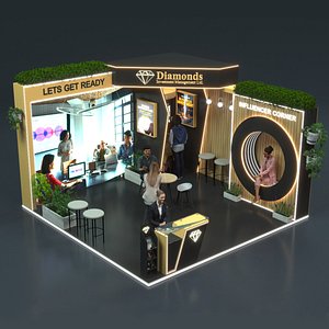 3D Exhibition Stand Stall