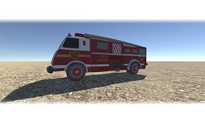 Fire Truck 3D Model