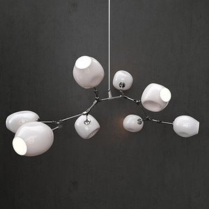 3D branching bubble lamp