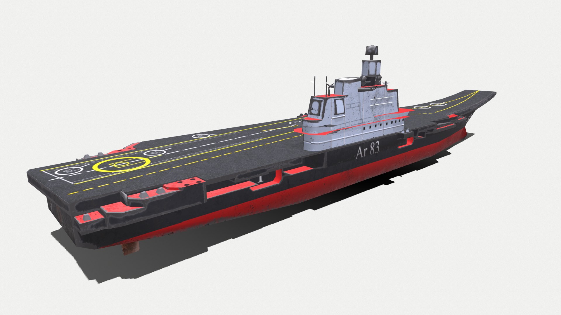 Aircraft Carrier Ship Pbr 3D Model - TurboSquid 1612605
