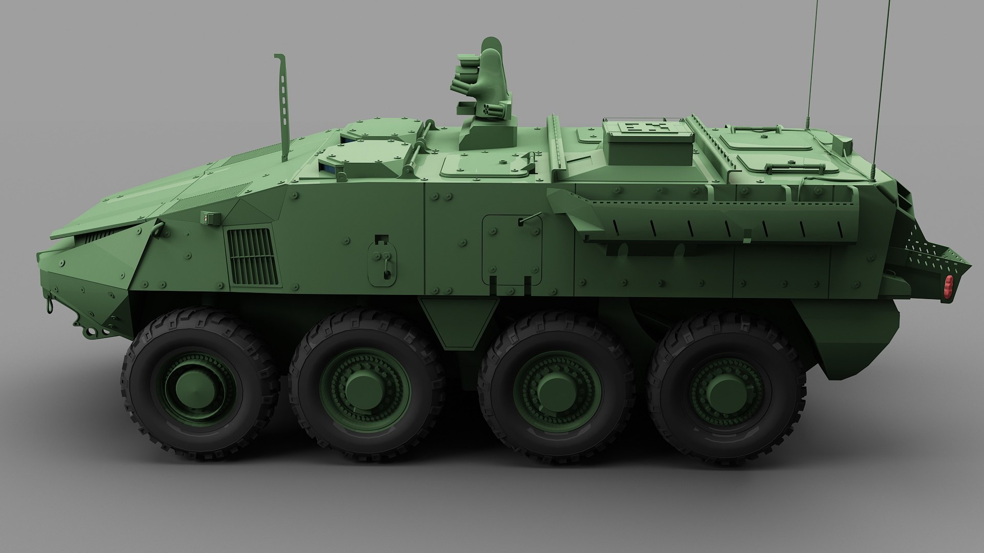 Stryker-X Wheeled Armored Vehicle 3D Model - TurboSquid 2342494