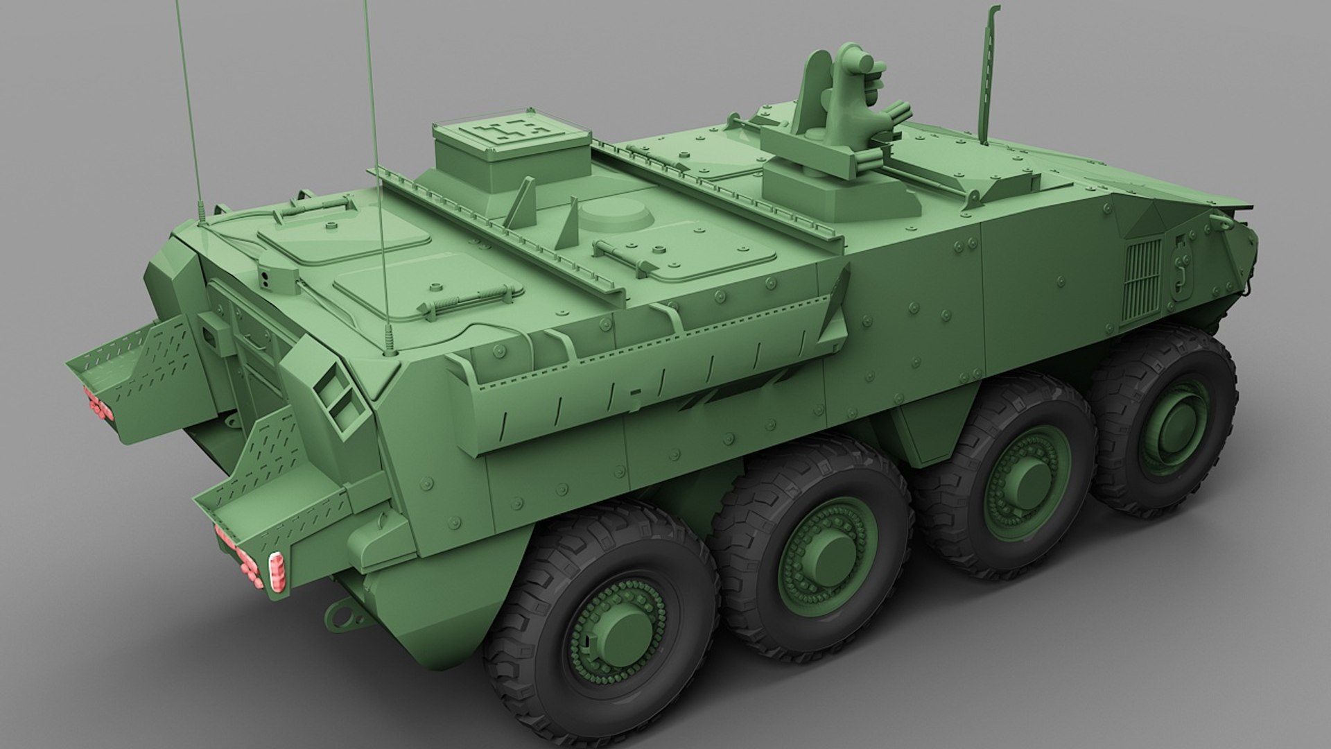 Stryker-X Wheeled Armored Vehicle 3D Model - TurboSquid 2342494