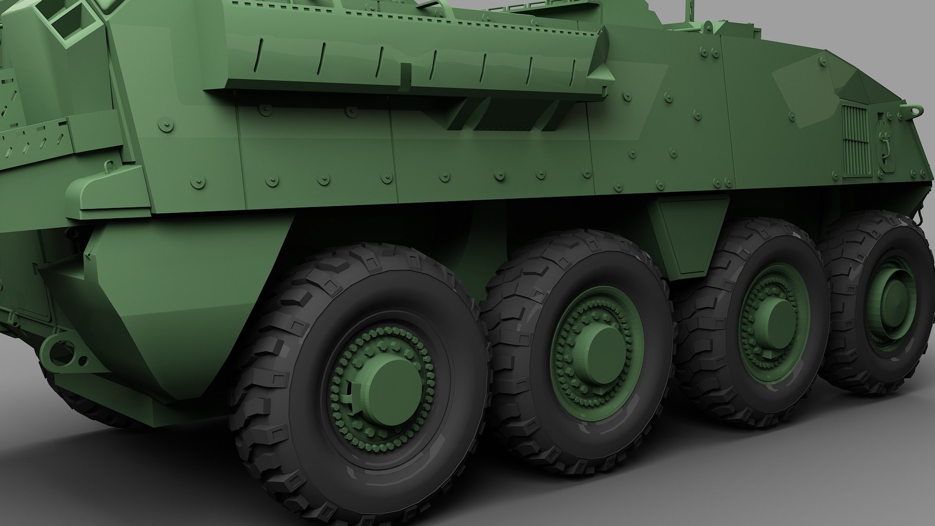 Stryker-X Wheeled Armored Vehicle 3D Model - TurboSquid 2342494