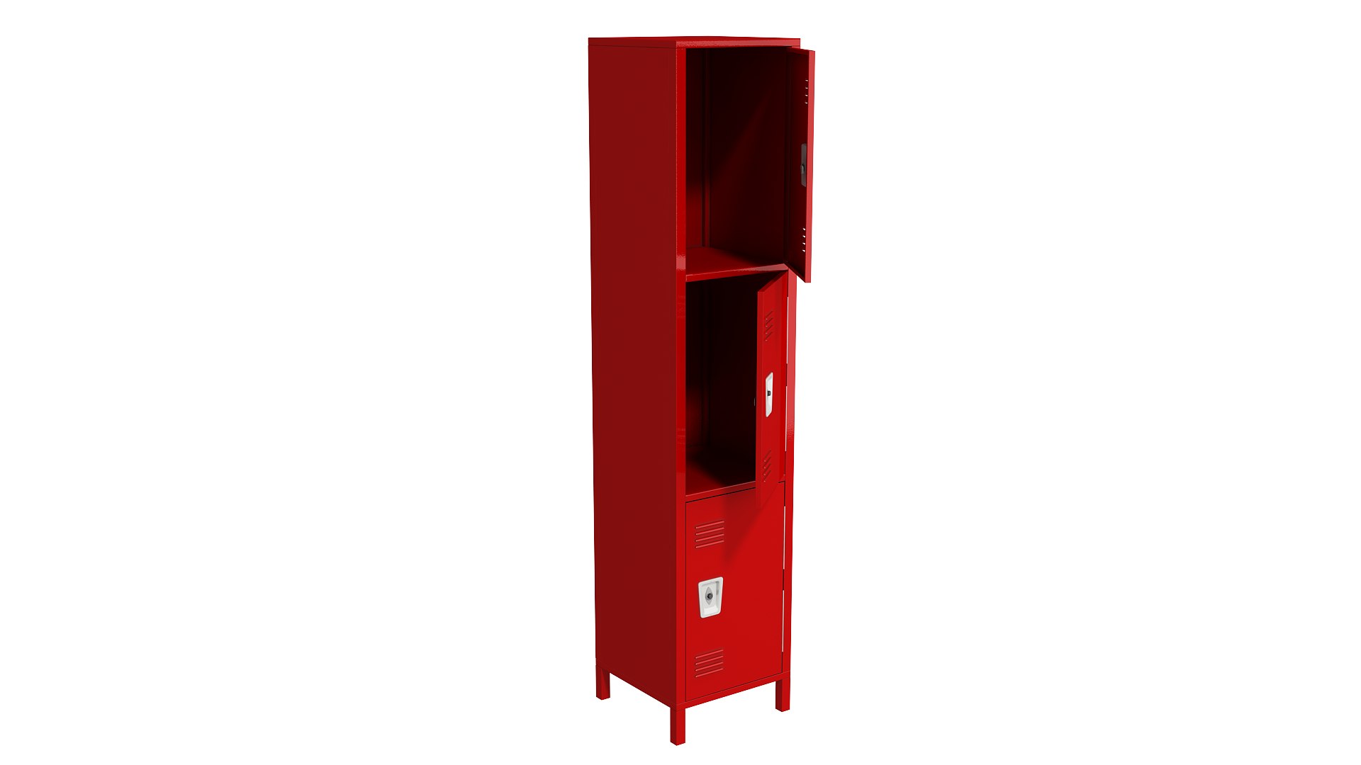 Steel Locker-2 3D - TurboSquid 1958713