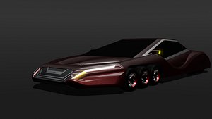 CL1M11 - Five Axle Coupe Concept 3D model