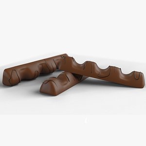 chocolate bar kinder bueno 3D