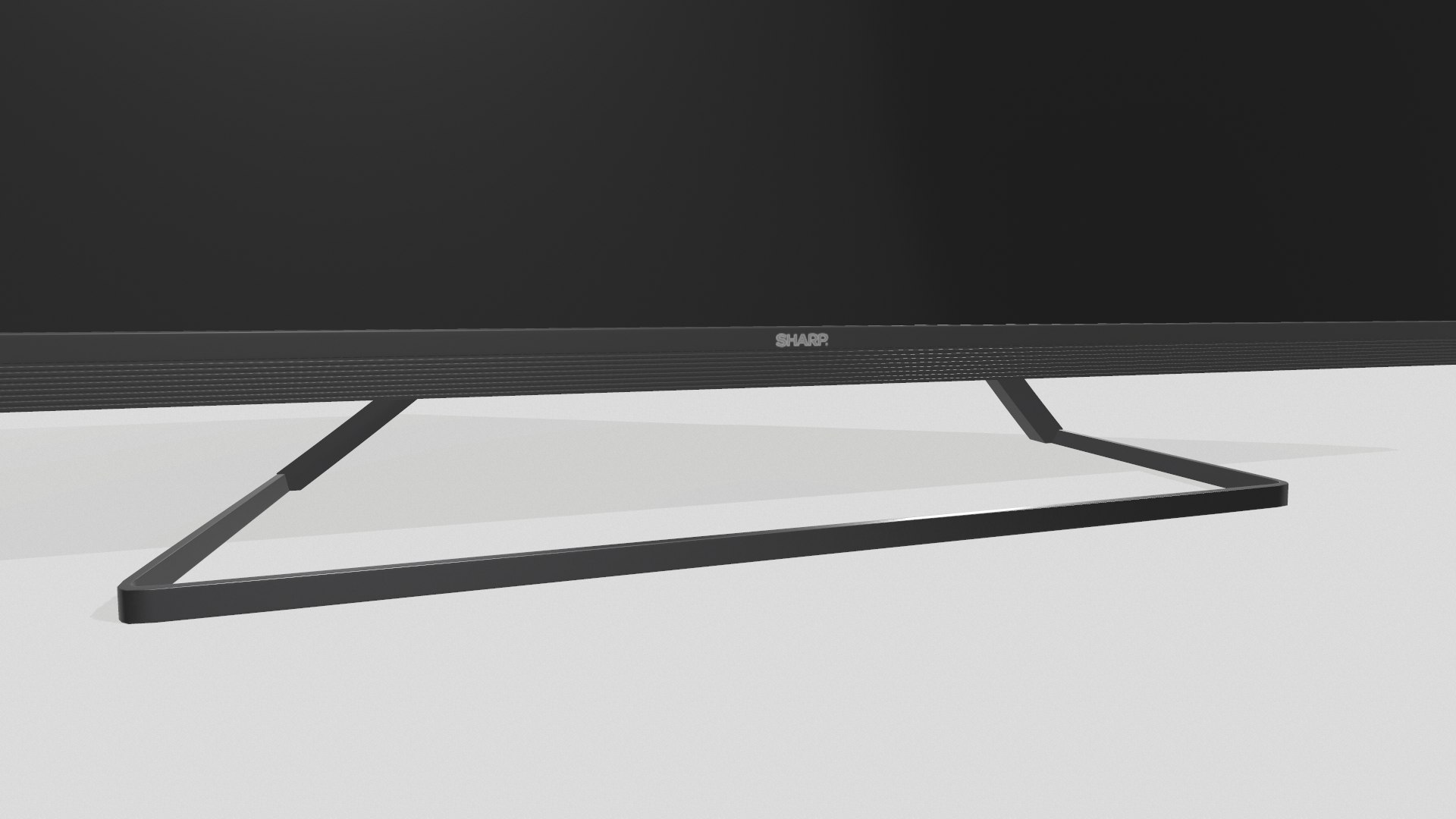 Sharp Led Television 3D model - TurboSquid 2174772