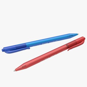 pen paper papermate 3d model