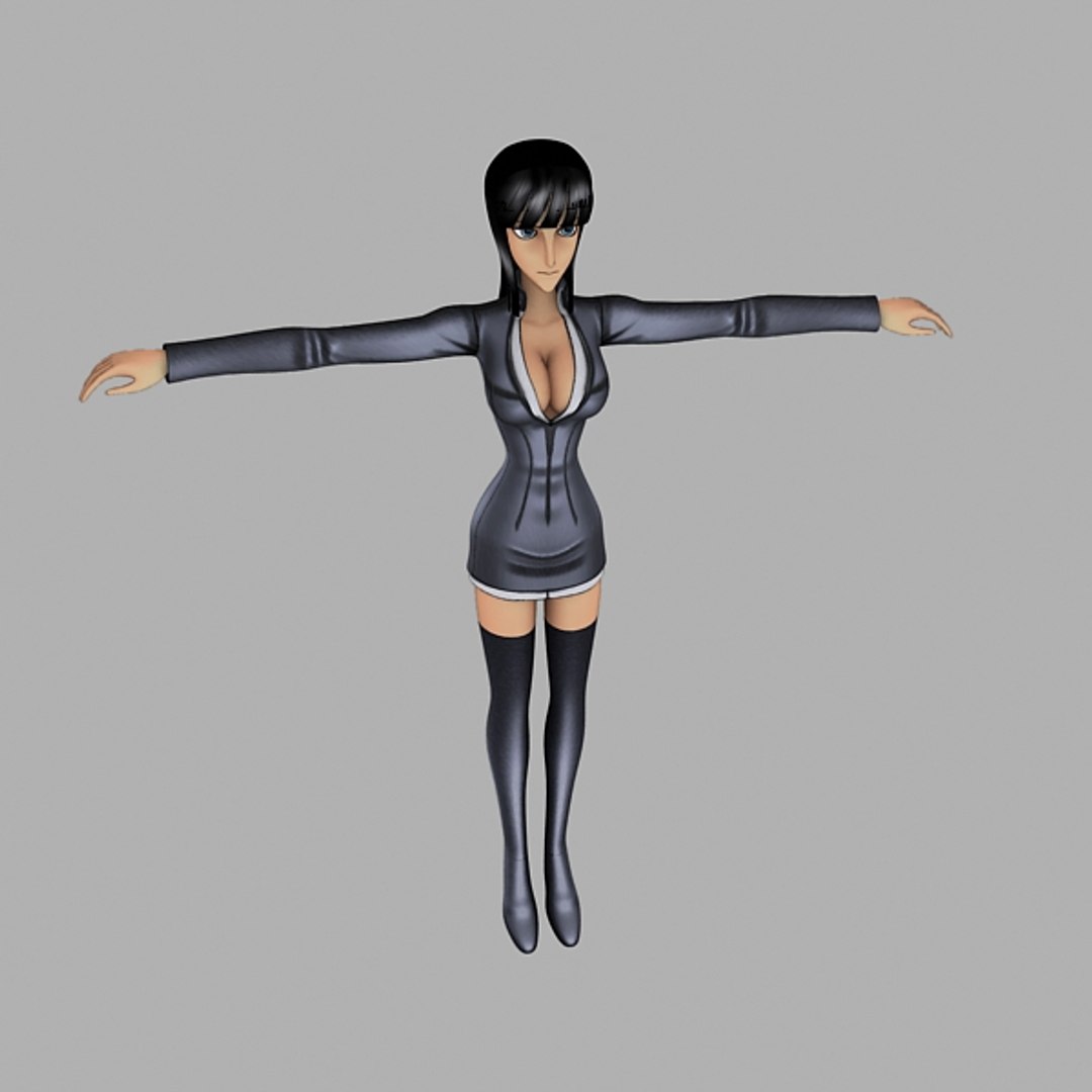 3d Character Nico Robin Anime