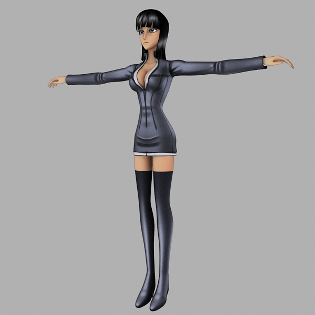 3d Character Nico Robin Anime