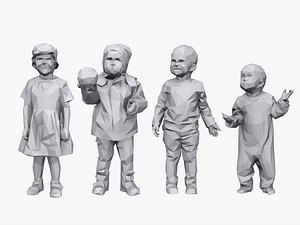 Lowpoly Children Pack