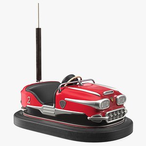 3D Carnival Ride Vintage Gebruder Ihle 1962 Red New