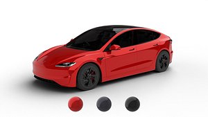 3D Tesla Model 3 2024