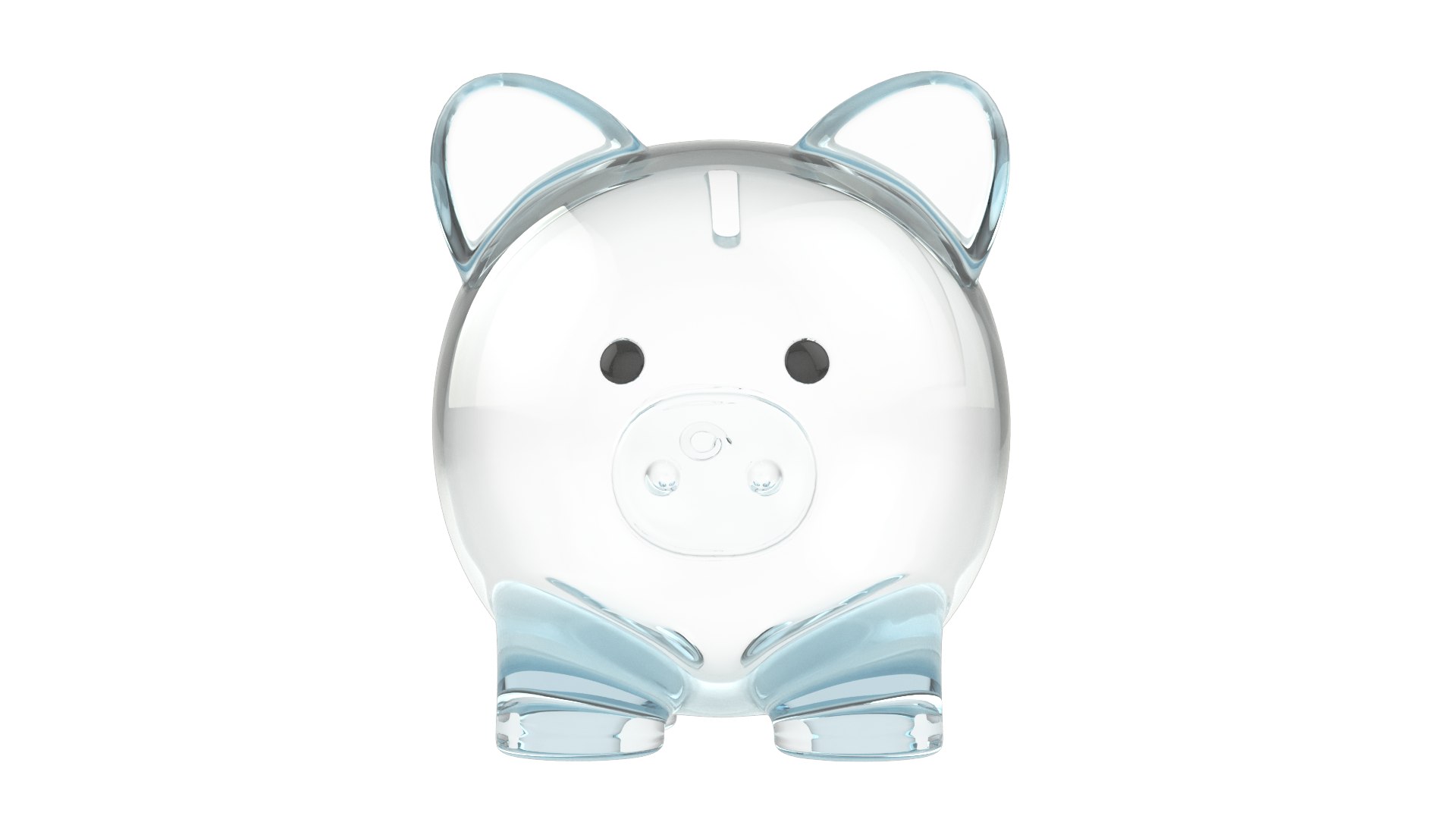 Glass Piggy Bank 3D Model - TurboSquid 1870456