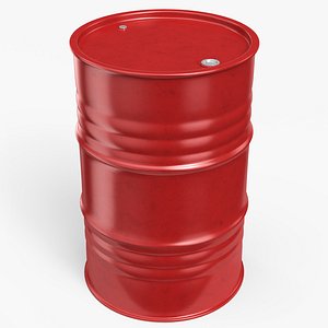 Metal Barrel Clean Red model