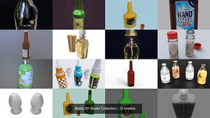 Bottle 3D Model Collection 3D model