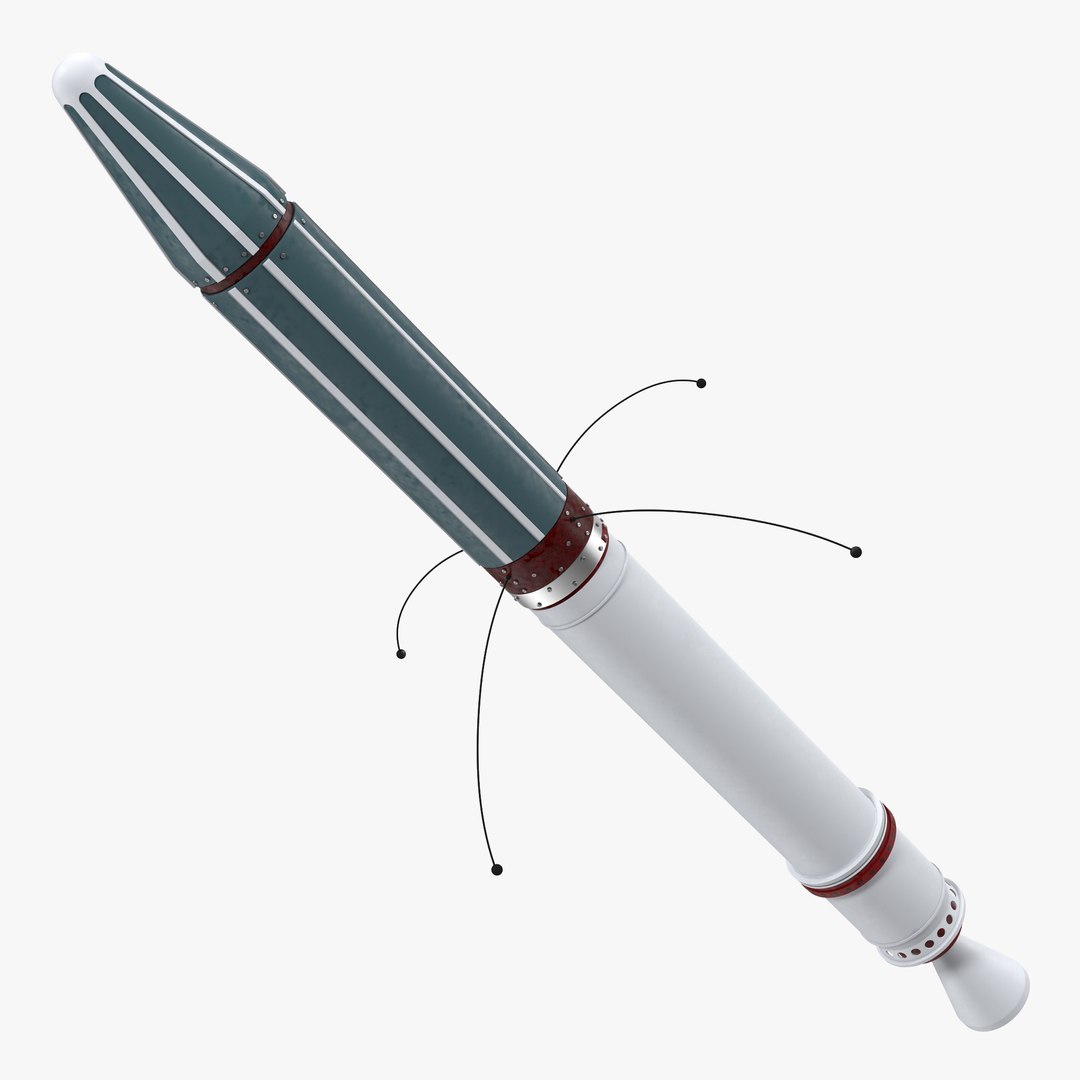 Explorer 1 First US Satellite 3D model preview