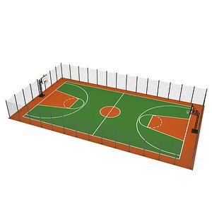 basketball court 3D