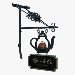 Vintage Cafe Signboard