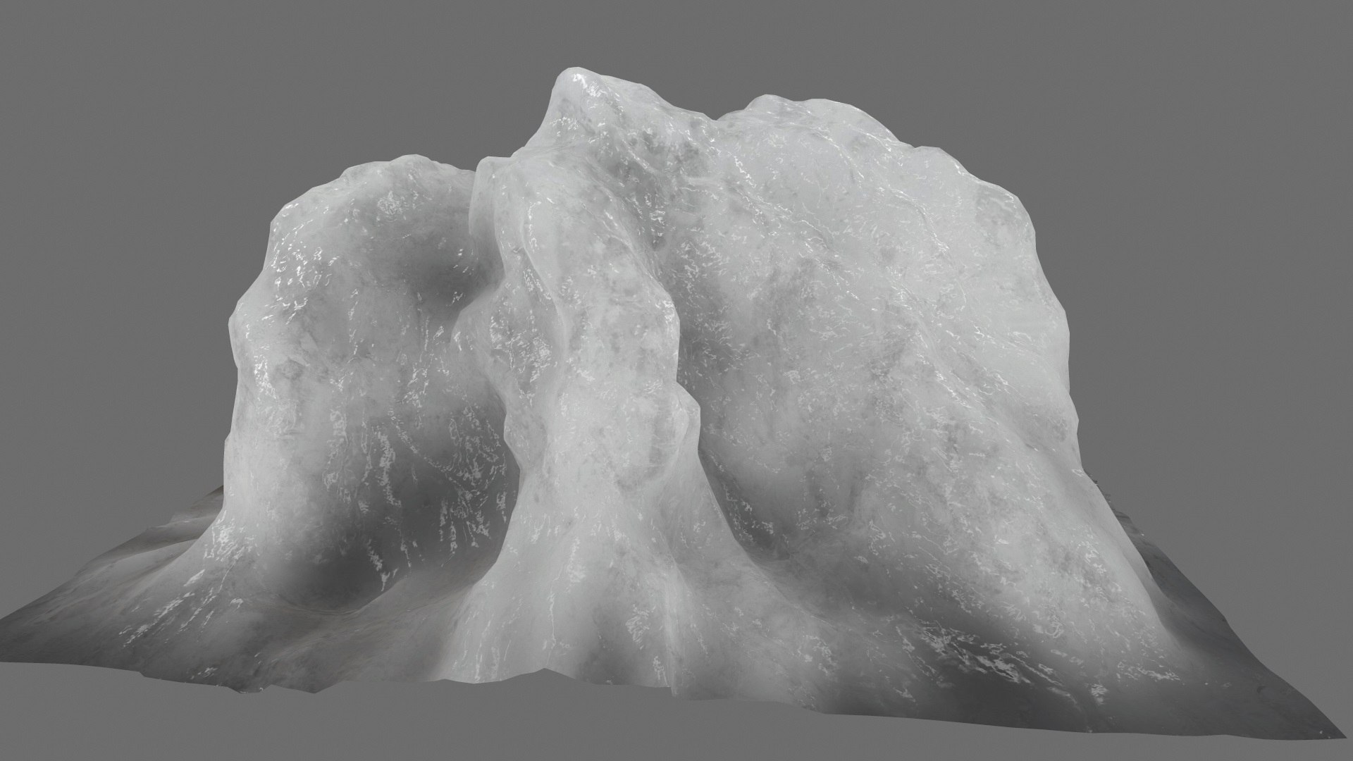 3D ice snow model - TurboSquid 1174133